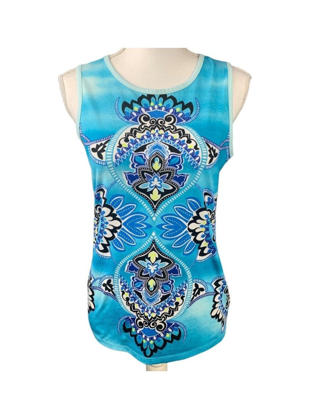 Athleta Mandala Print Sleeveless Tank Top size M